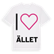 Jag älskar Ället t-shirt stort tryck