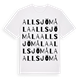 Allsjömåla ordlek t-shirt