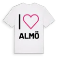 Jag älskar Almö t-shirt stort tryck