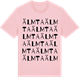 Pink Cotton t-shirt med Älmta ordlek t-shirt