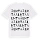 White t-shirt med Älmta ordlek t-shirt