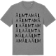 Mid Heather Gray t-shirt med Älmtamåla ordlek t-shirt