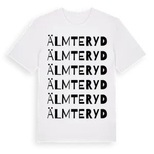 Älmteryd ordlek t-shirt – ekologisk bomull t-shirt från Pinshirt