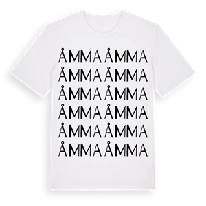 Åmma ordlek t-shirt – ekologisk bomull t-shirt från Pinshirt