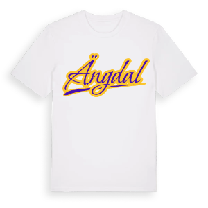 Ängdal baseball t-shirt – ekologisk bomull t-shirt från Pinshirt