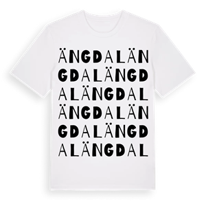 Ängdal ordlek t-shirt – ekologisk bomull t-shirt från Pinshirt