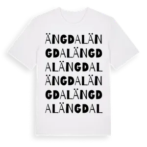 Ängdal ordlek t-shirt – ekologisk bomull t-shirt från Pinshirt