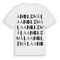 Anglemåla ordlek t-shirt