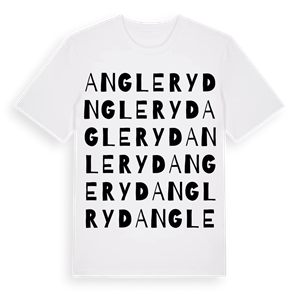 Angleryd ordlek t-shirt – ekologisk bomull t-shirt från Pinshirt