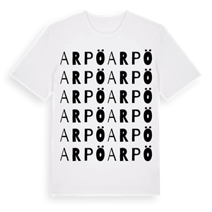Arpö ordlek t-shirt – ekologisk bomull t-shirt från Pinshirt