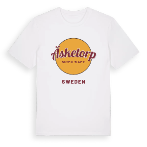 Äsketorp cirkel t-shirt – ekologisk bomull t-shirt från Pinshirt