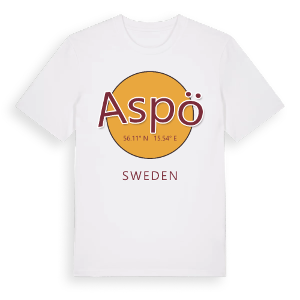 Aspö cirkel t-shirt – ekologisk bomull t-shirt från Pinshirt