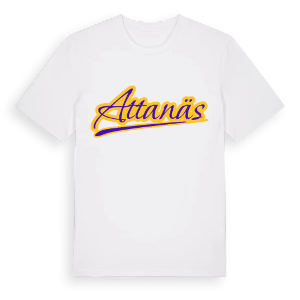Attanäs baseball t-shirt – ekologisk bomull t-shirt från Pinshirt