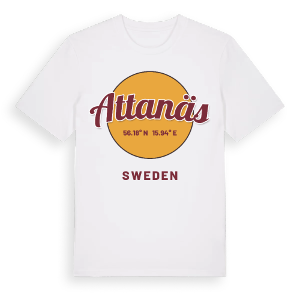 Attanäs cirkel t-shirt – ekologisk bomull t-shirt från Pinshirt