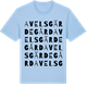 Blue Soul t-shirt med Avelsgärde gård ordlek t-shirt