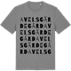 Mid Heather Gray t-shirt med Avelsgärde gård ordlek t-shirt