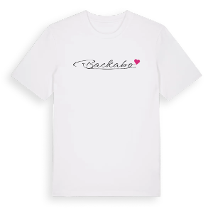 Backabo hjärta t-shirt – ekologisk bomull t-shirt från Pinshirt