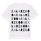 White t-shirt med Bakareboda ordlek t-shirt