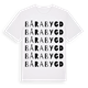 Bårabygd ordlek t-shirt
