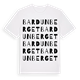 Bardunberget ordlek t-shirt
