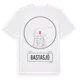 White t-shirt med Bastasjö t-shirt