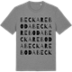 Mid Heather Gray t-shirt med Beckareboda ordlek t-shirt