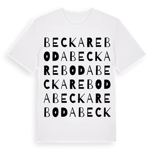 Beckareboda ordlek t-shirt – ekologisk bomull t-shirt från Pinshirt