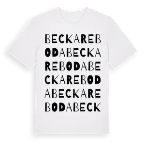 Beckareboda ordlek t-shirt – ekologisk bomull t-shirt från Pinshirt