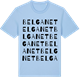 Blue Soul t-shirt med Belganet ordlek t-shirt