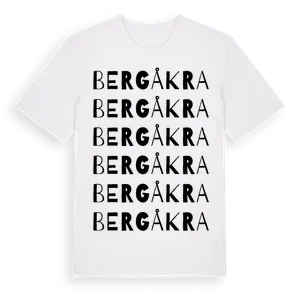 Bergåkra ordlek t-shirt – ekologisk bomull t-shirt från Pinshirt