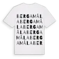 Bergamåla ordlek t-shirt