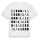 Bergdala ordlek t-shirt
