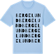 Blue Soul t-shirt med Bergelund ordlek t-shirt