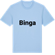 Blue Soul t-shirt med Binga fetstil t-shirt