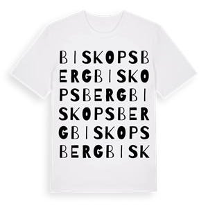 Biskopsberg ordlek t-shirt – ekologisk bomull t-shirt från Pinshirt