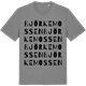Mid Heather Gray t-shirt med Björkemossen ordlek t-shirt