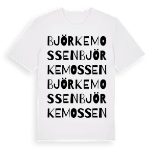 Björkemossen ordlek t-shirt – ekologisk bomull t-shirt från Pinshirt