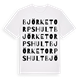 White t-shirt med Björketorpshult ordlek t-shirt