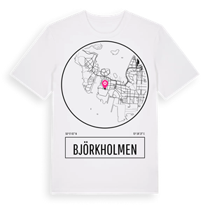 Björkholmen t-shirt – ekologisk bomull t-shirt från Pinshirt