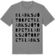 Mid Heather Gray t-shirt med Blanksjötorpet ordlek t-shirt