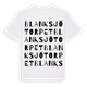 Blanksjötorpet ordlek t-shirt