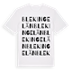 Blekinge län ordlek t-shirt