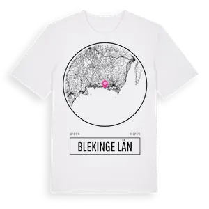 Blekinge Län t-shirt – ekologisk bomull t-shirt från Pinshirt