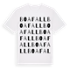 Boafall ordlek t-shirt