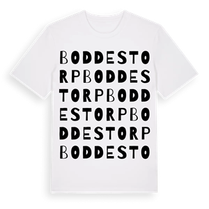 Boddestorp ordlek t-shirt – ekologisk bomull t-shirt från Pinshirt