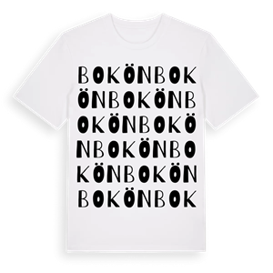 Bokön ordlek t-shirt – ekologisk bomull t-shirt från Pinshirt