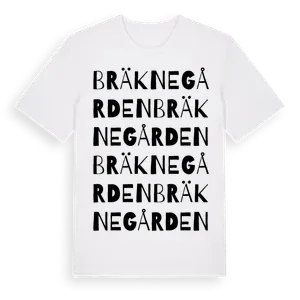Bräknegården ordlek t-shirt – ekologisk bomull t-shirt från Pinshirt