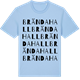 Blue Soul t-shirt med Brändahall ordlek t-shirt