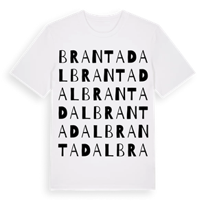 Brantadal ordlek t-shirt – ekologisk bomull t-shirt från Pinshirt