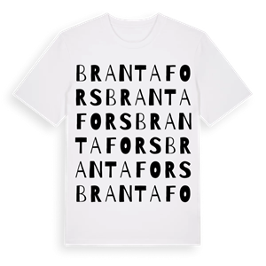 Brantafors ordlek t-shirt – ekologisk bomull t-shirt från Pinshirt